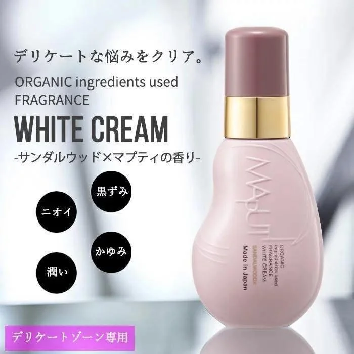 MAPUTI ORGANIC WHITE CREAM FRAGRANCE PINK