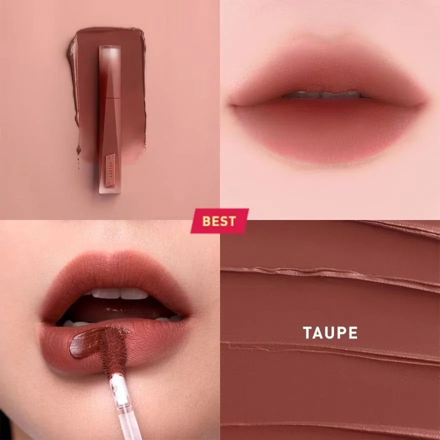 #02 TAUPE VELVET LIP TINT PLUSH 3CE