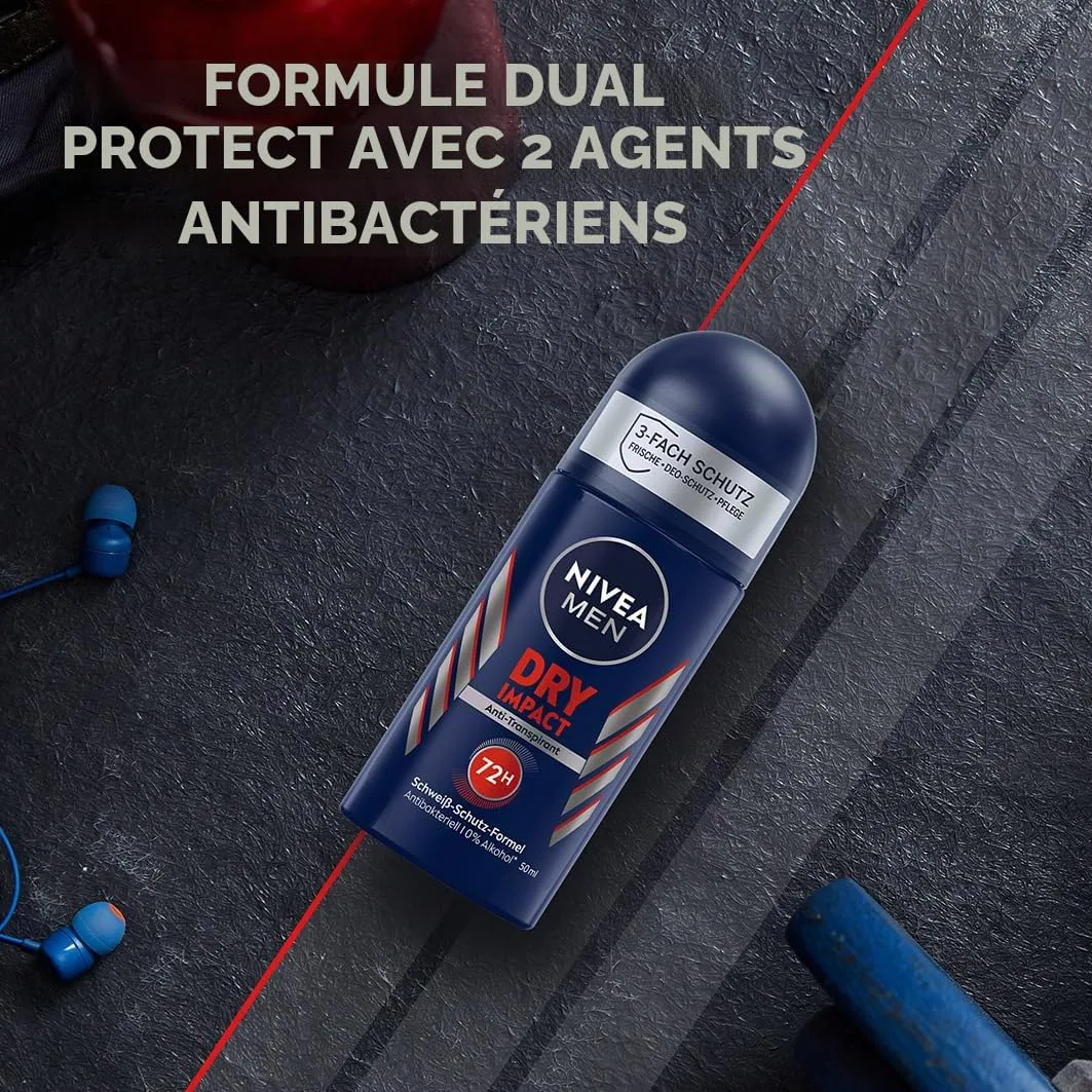 DRY IMPACT ROLL ON NIVEA MEN