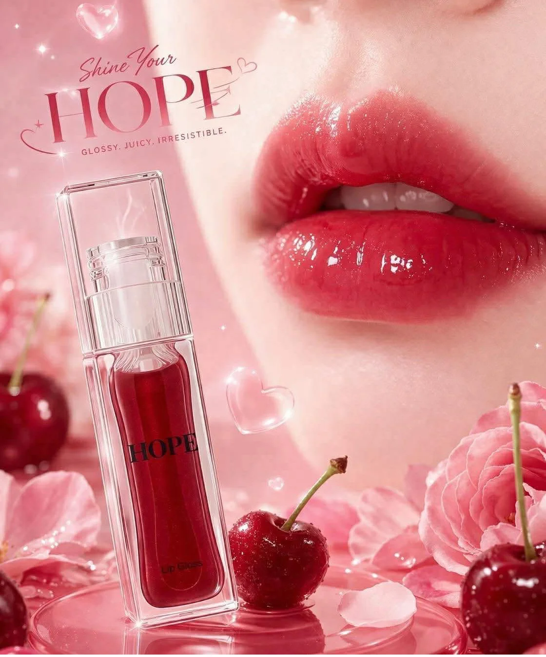 CHERRY LIP GLOSS HOPE