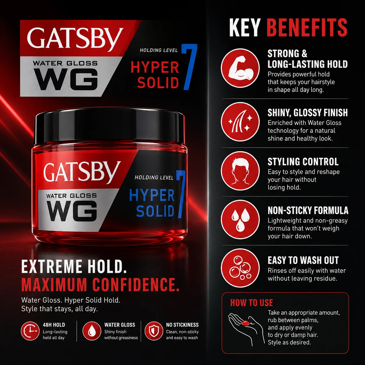 GATSBY WATER GLOSS HYPER SOLD 7