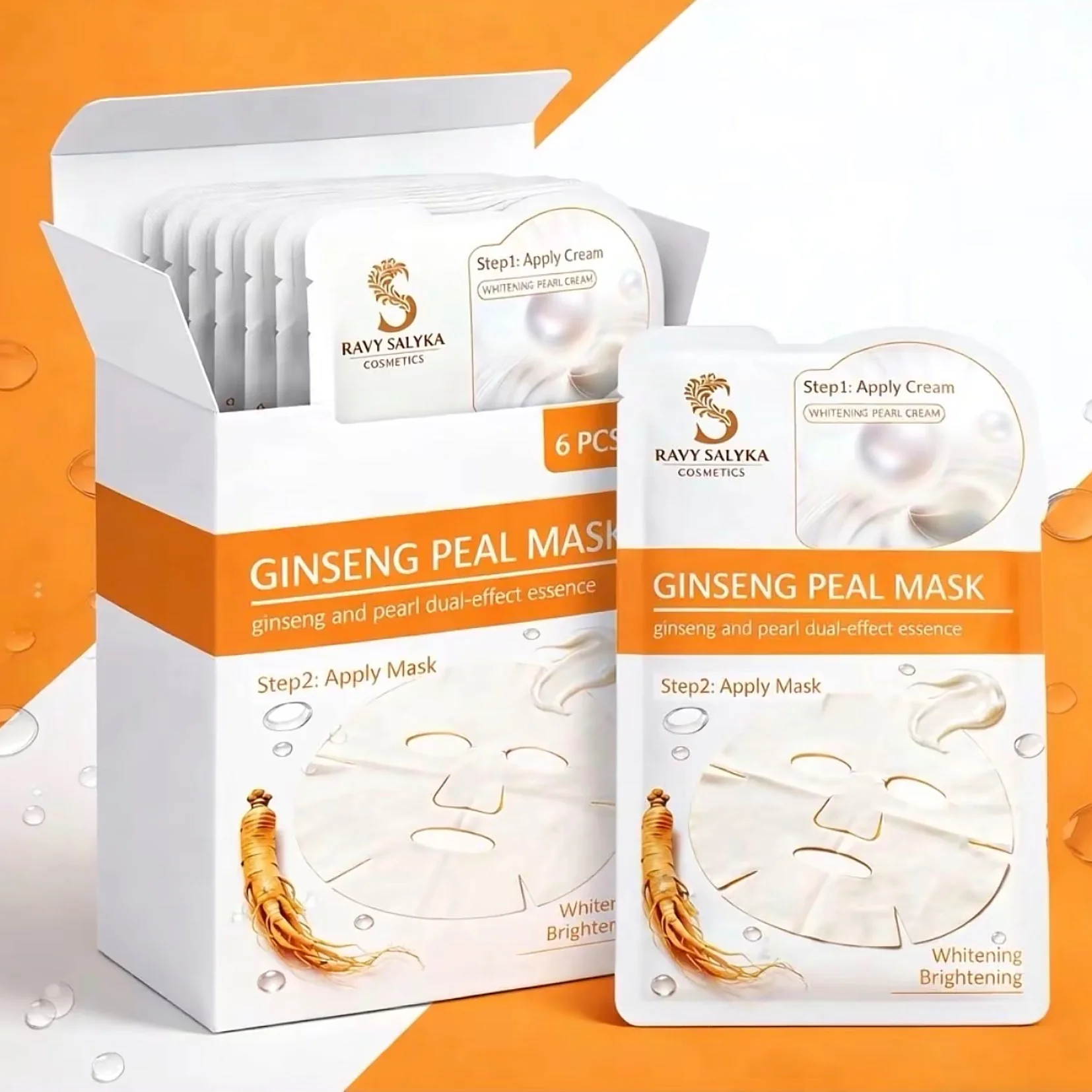 GINGSENG WHITENING PEAL MASK RAVY SALYKA