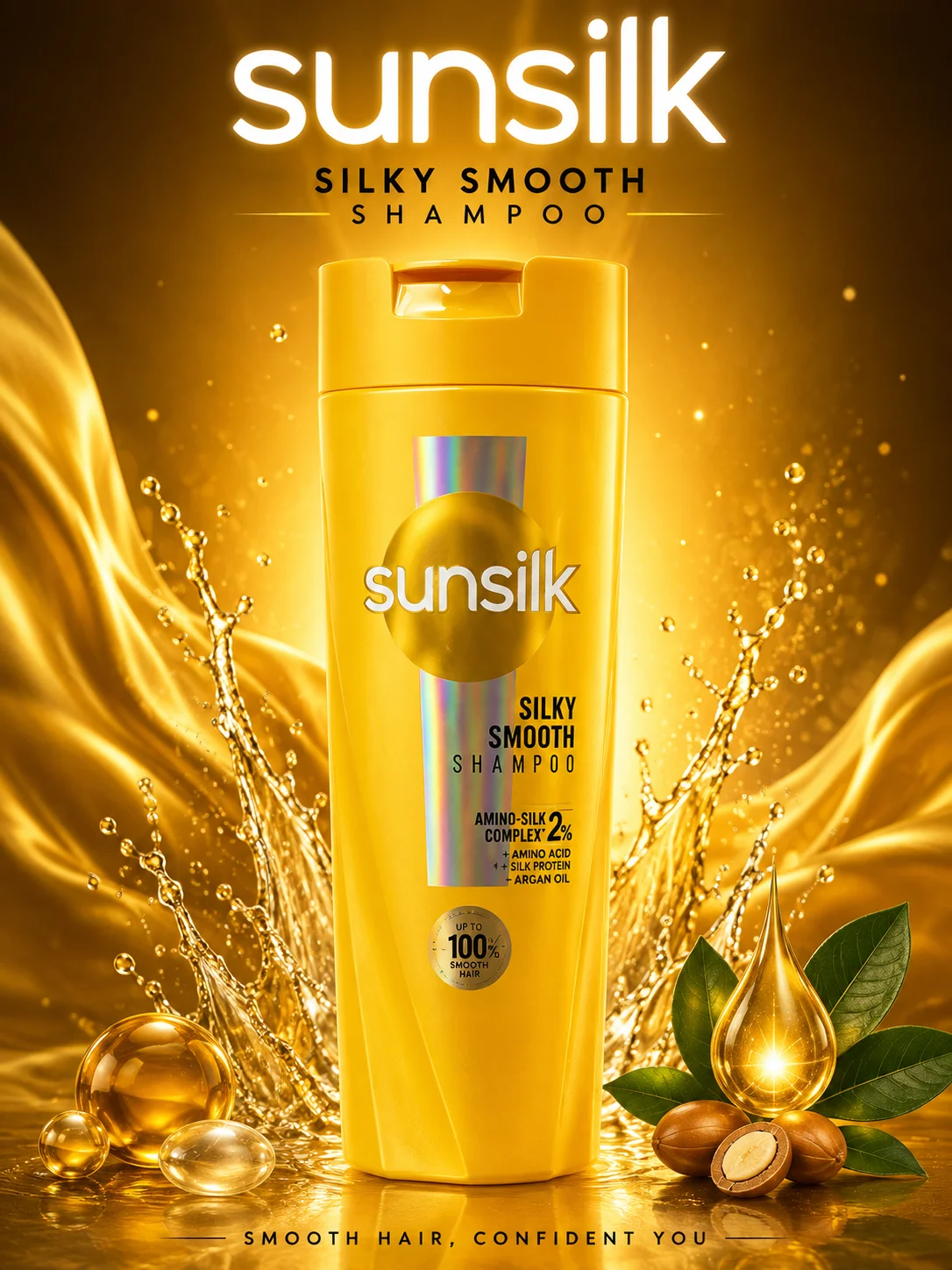 SUNSILK SILKY SMOOTH SHAMPOO