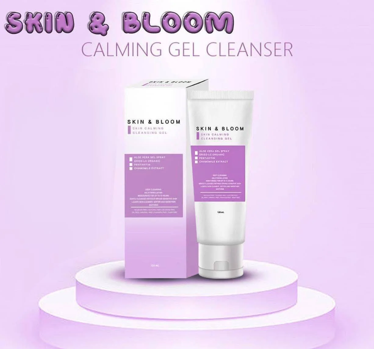 SKIN CALMING CLEANSING GEL SKIN & BLOOM
