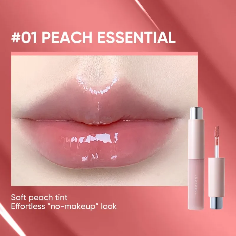 #01 PEACH ESSENTIAL HYDRATING LIP OIL JUDYDOLL