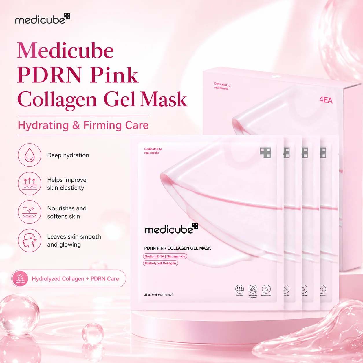 PDRN PINK COLLAGEN GEL MASK MEDICUBE