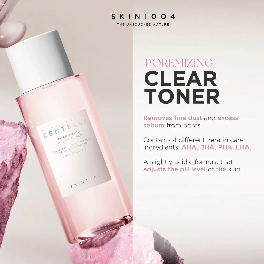 POREMIZING CLEAR TONER CENTELLA SKIN 1004