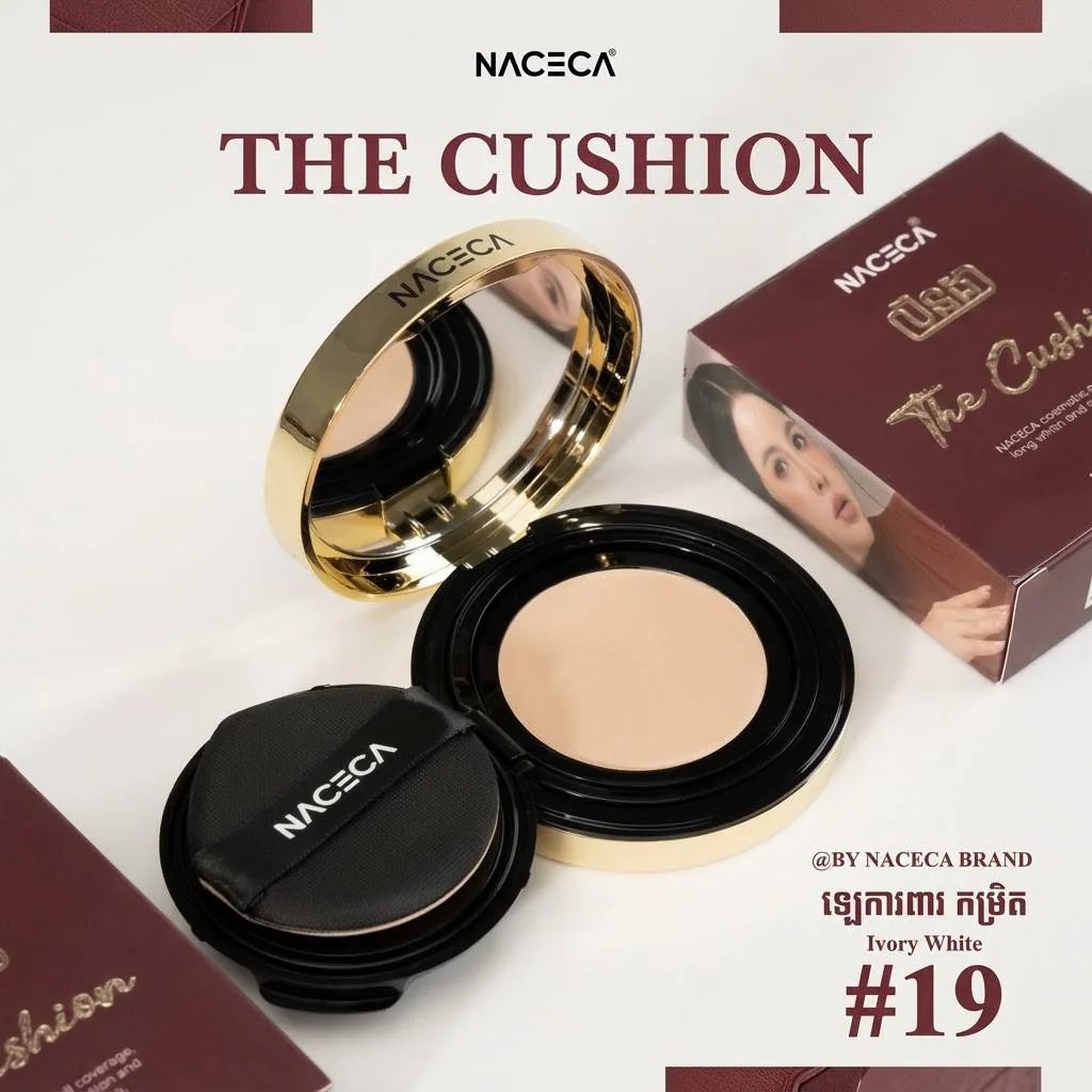 #19 IVORY WHITE THE CUSHION NACECA