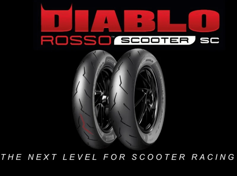 100/90/12,120/80/12 PIRELLI DIABLO™ ROSSO SCOOTER SC