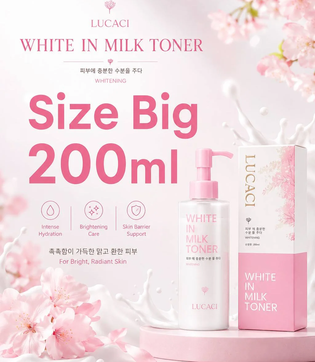 WHITE IN MILK TONER LUCACI ធំ