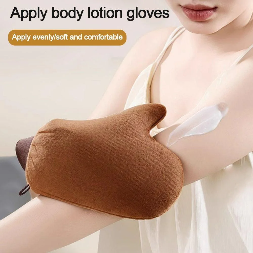 GLOVE FOR APPLYING LOTION TANNING GLOVE