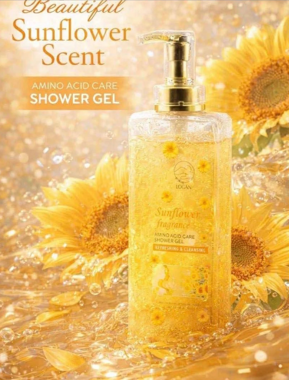 LOGAN SUNFLOWER FRAGRANCE SHOWER GEL