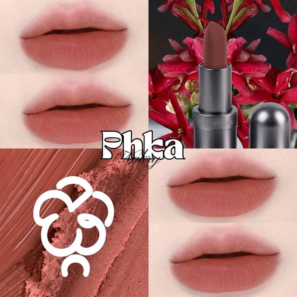 MATTE LIPSTICK NAKRY (ផ្កាណាគ្រី) PHKA-ផ្កា