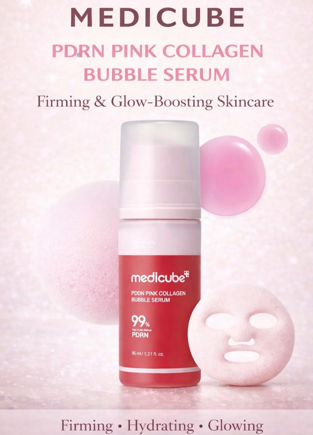 PDRN PINK COLLAGEN BUBBLE SERUM MEDICUBE