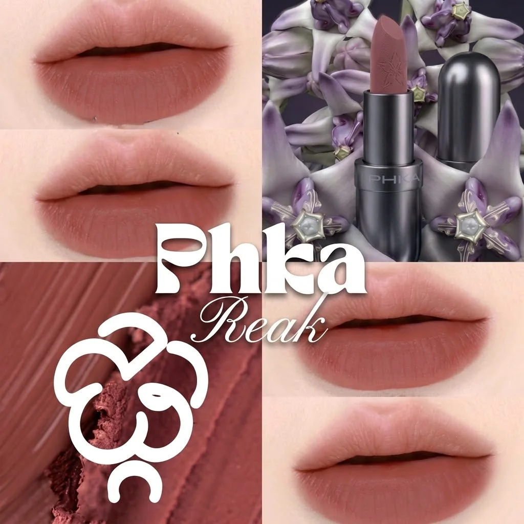 MATTE LIPSTICK REAK (ផ្ការាក់) PHKA-ផ្កា