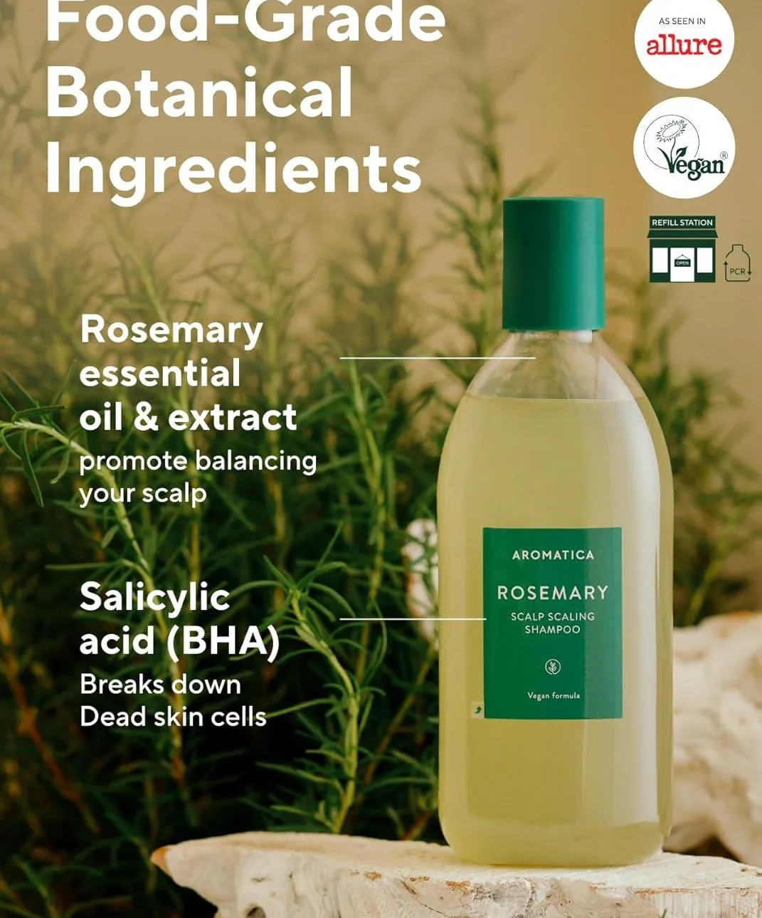AROMATICA ROSEMARY SCALP SCALING SHAMPOO