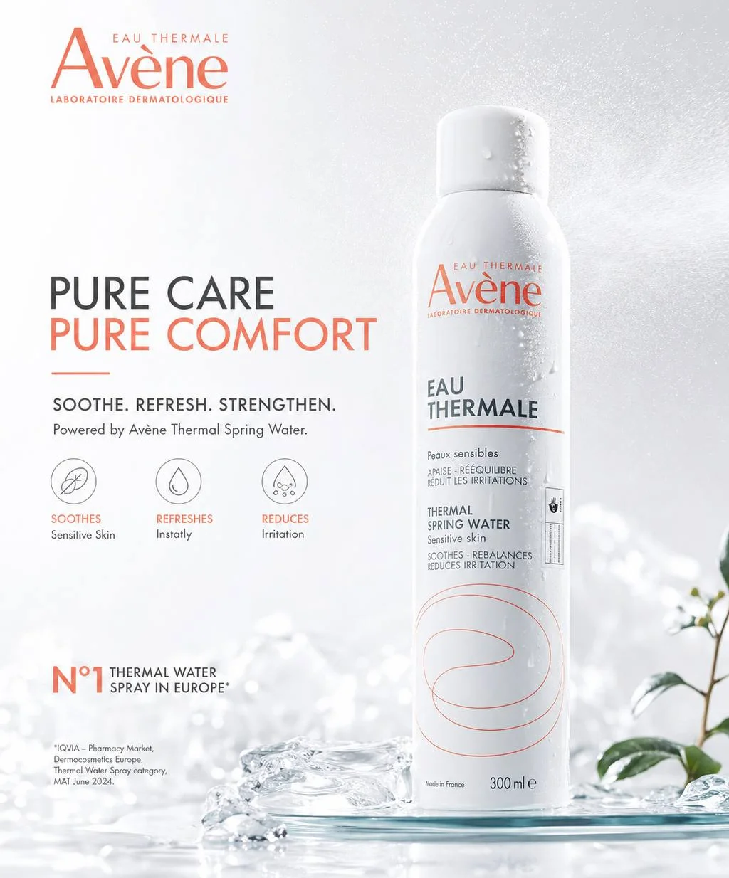 300ML AVENE EAU THERMALE FACIAL SPRAY
