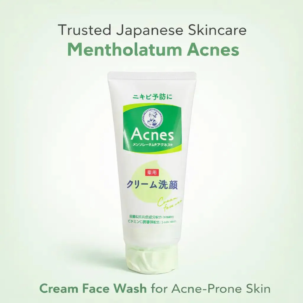CREAM FACE WASH MENTHOLATUM ACNES