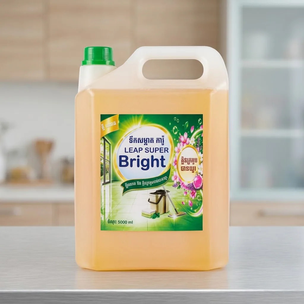 5000MLទឹកសម្អាតការ៉ូ LEAP SUPER BRIGHT