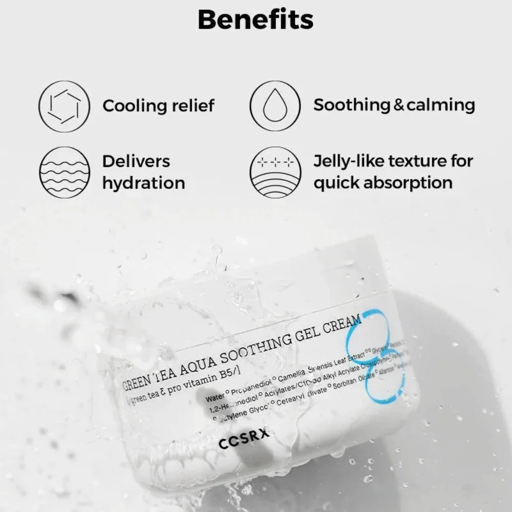 GREEN TEA AQUA SMOOTHING GEL CREAM COSRX