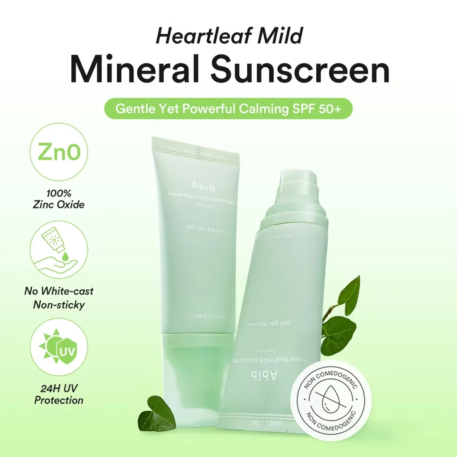 HEARTLRAF MILD SUNSCREEN RELIEF TUBE ABIB