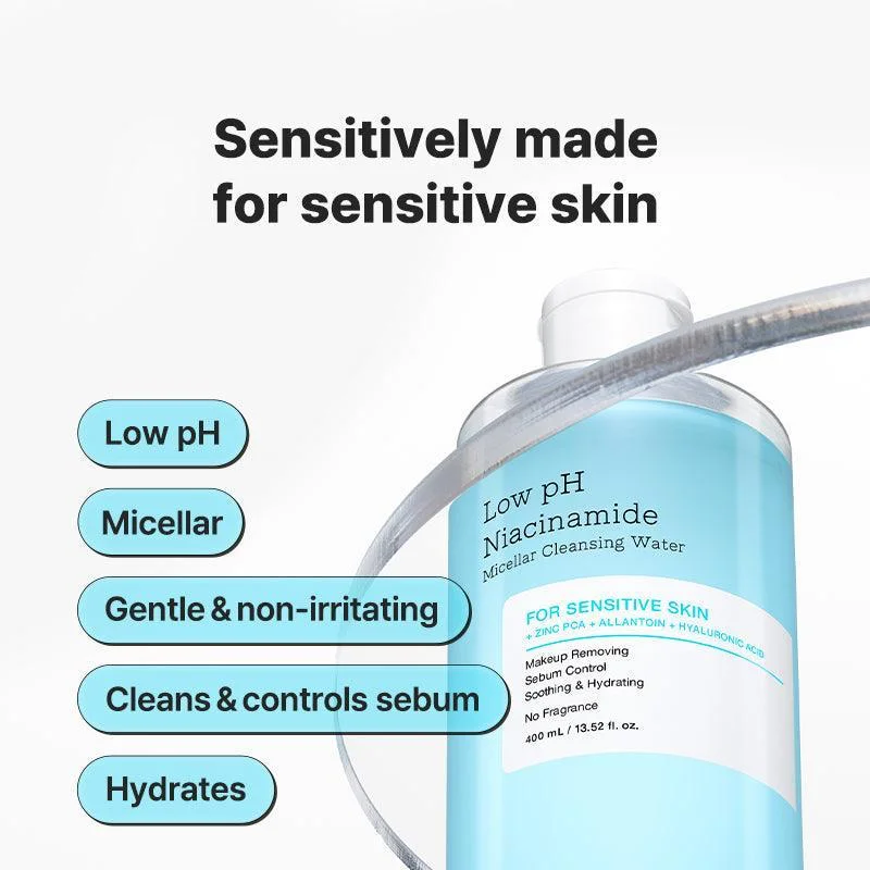 LOW PH NIACINAMIDE MICELLAR CLEANSING WATER COSRX