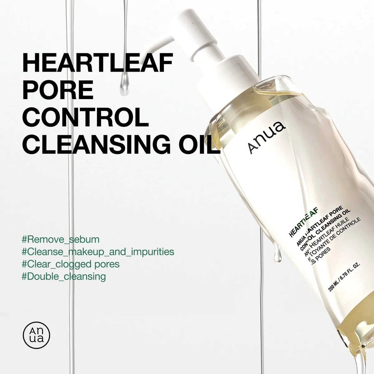 HEARTLEAF PORE CONTROL CLEANSING OIL ANUA