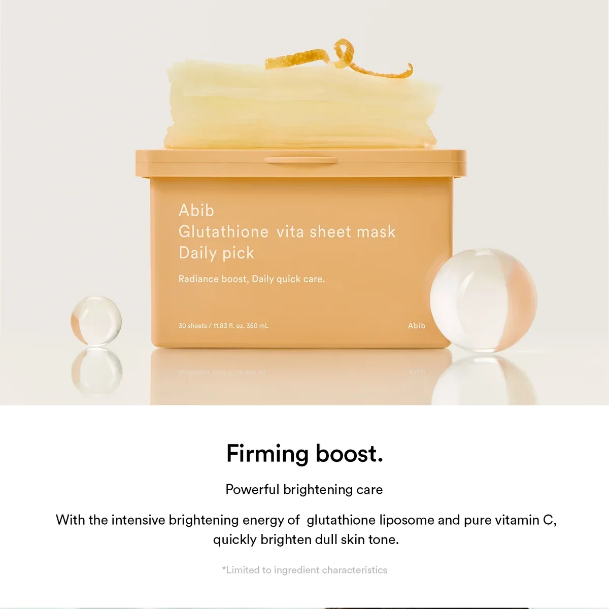 GLUTATHIONE VITA SHEET MASK DAILY PICK ABIB