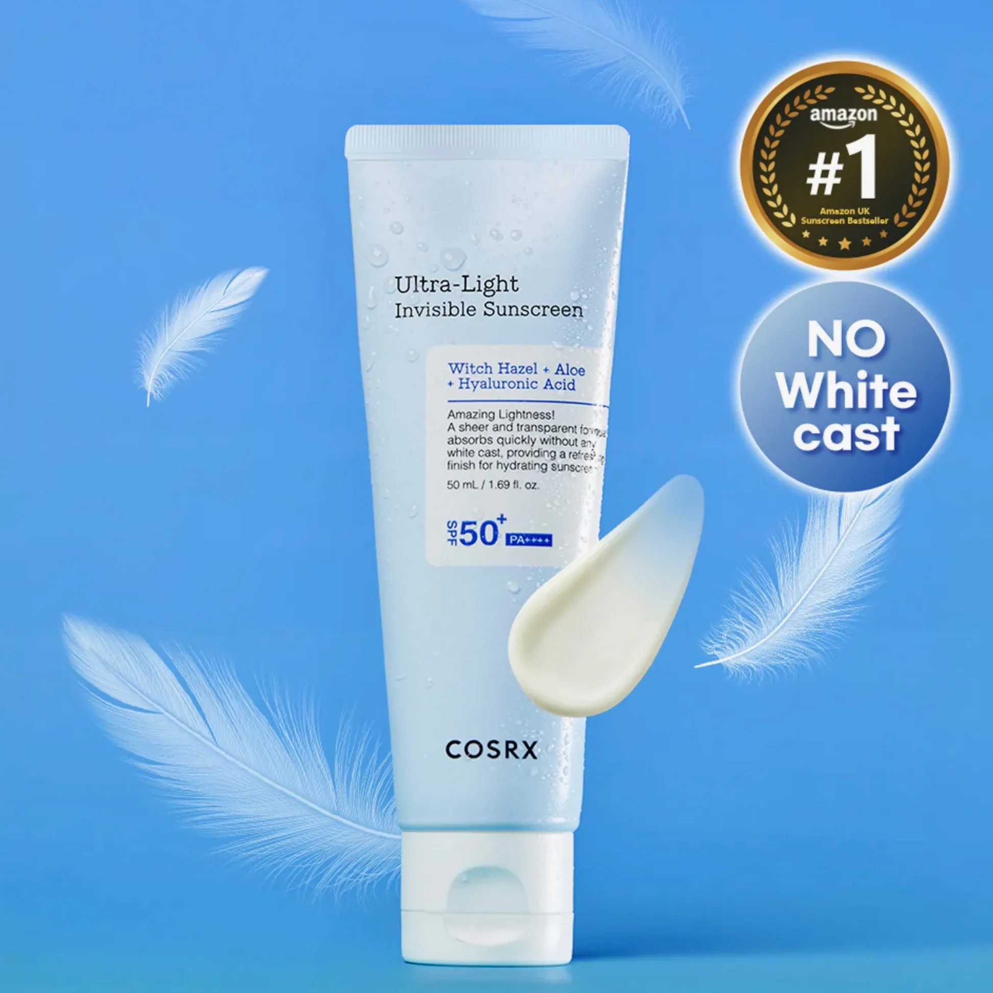 ULTRA-LIGHT INVISIBLE SUNSCREEN ាCOSRX