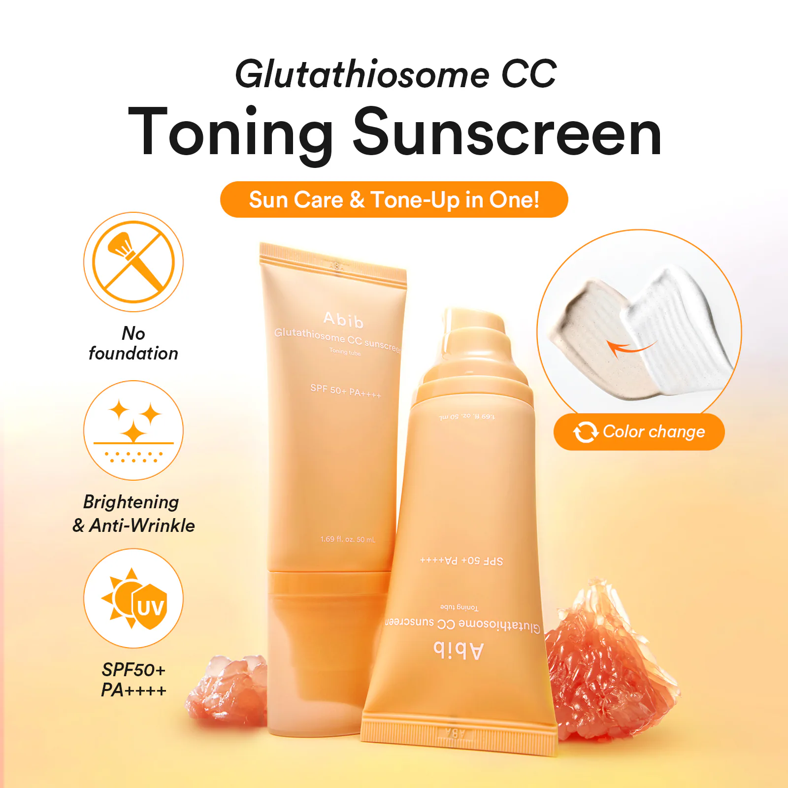 GLUTATHIOSOME CC SUNSCREEN ABIB