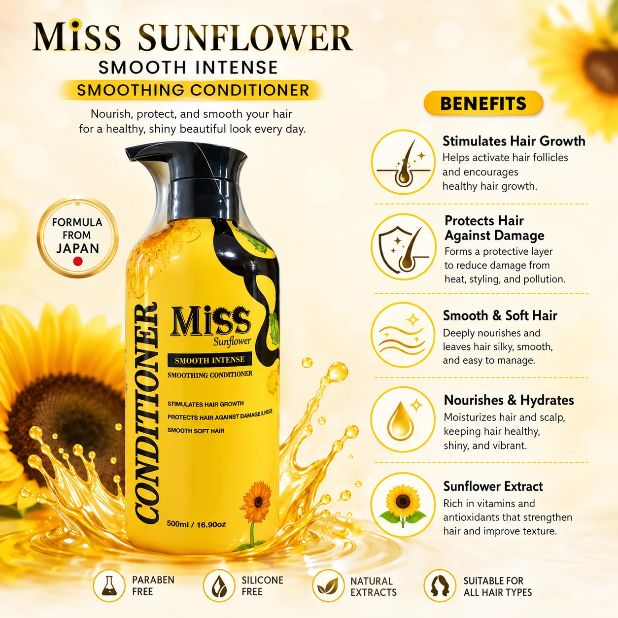 SMOOTH INTENSE CONDITIONER MISS SUNFLOWER