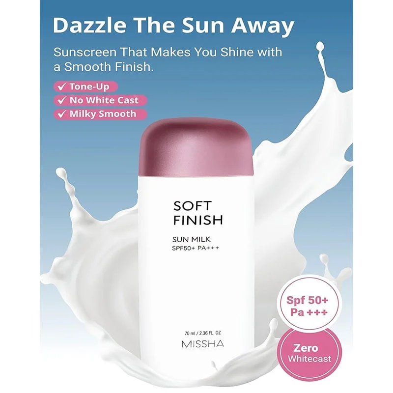 MISSHA SUN MILK SOFT FINSH