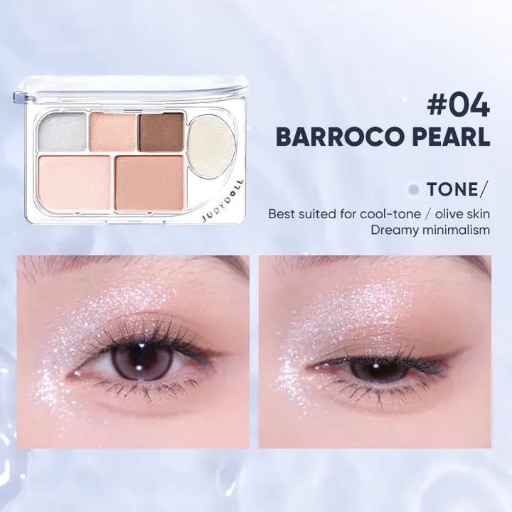 04 JUDYDOLL MULTI-USE 6 COLOR PALETTE BARROCO PEARL