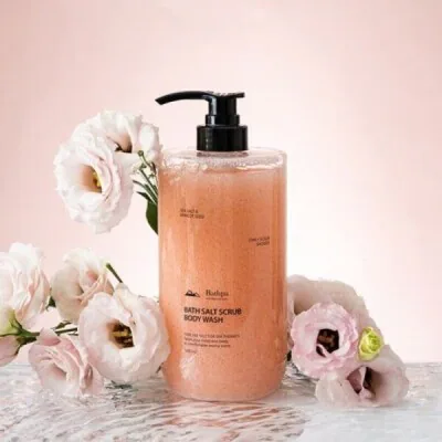 BATHPA BATH SALT SCRUB BODY WASH SOFT ROSY