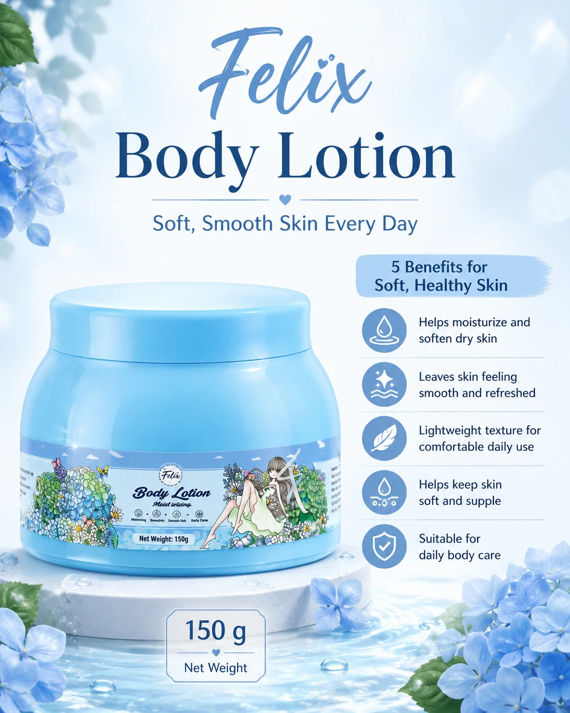 150G MULTI VITAMIN BODY LOTION FELIX