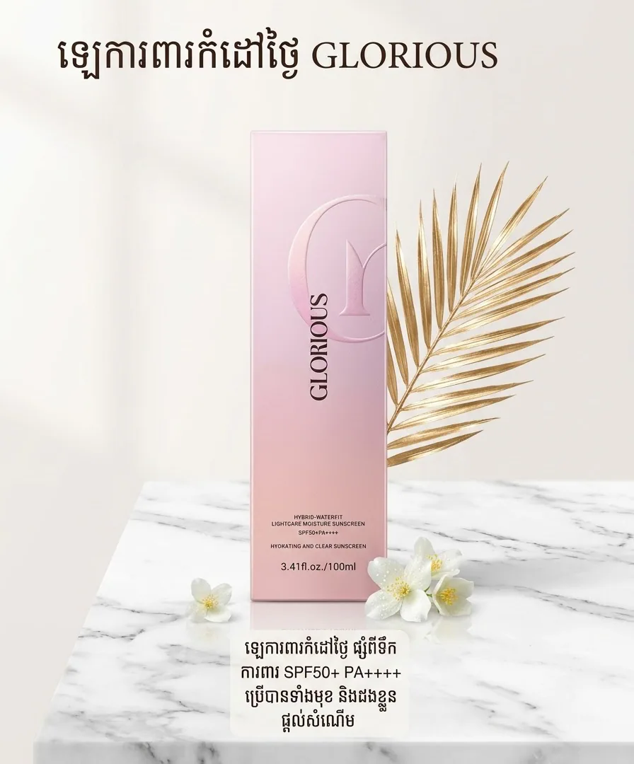 HYBRID-WATERFIT LIGHTCARE MOISTURE SUNSCREEN GLORIOUS