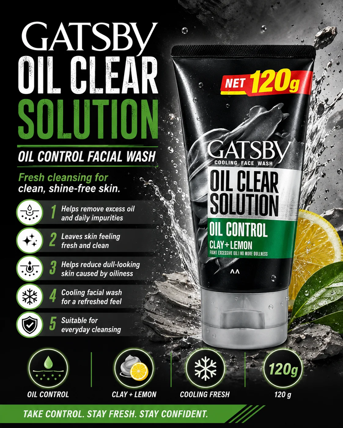 GATSBY OIL CONTROL SOLUTION