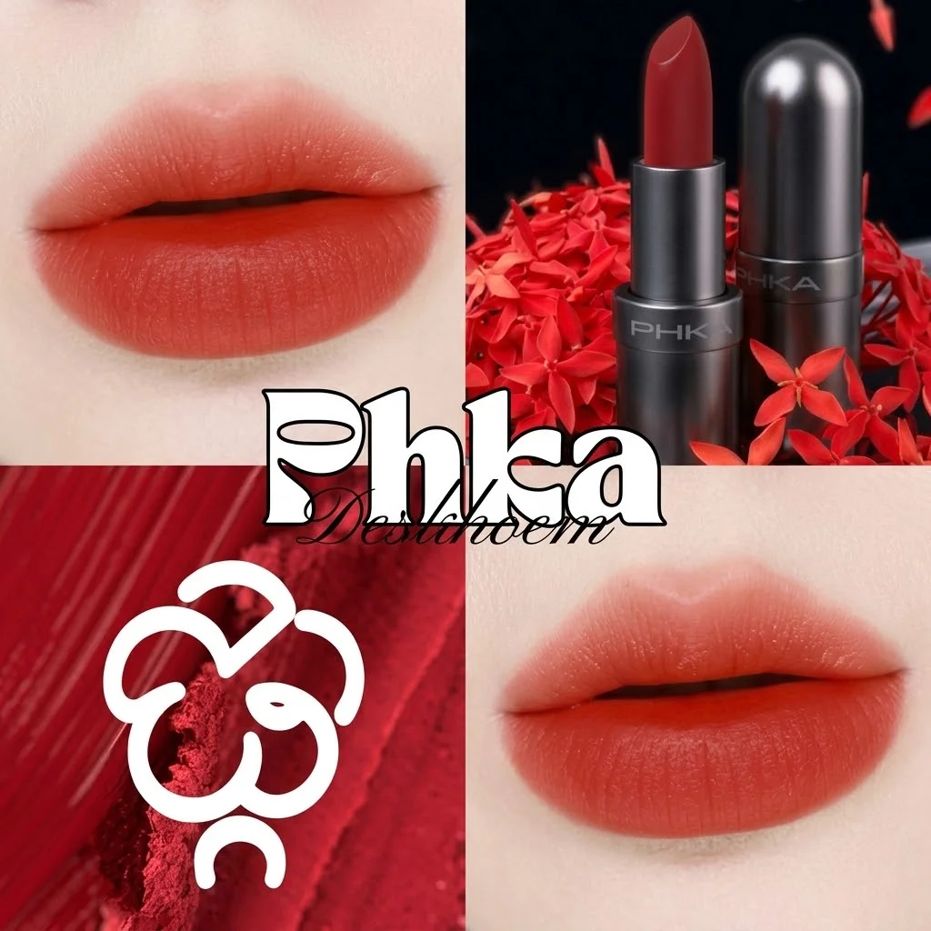 MATTE LIPSTICK DORKHOEM (ផ្កាដកខឹម) PHKA-ផ្កា