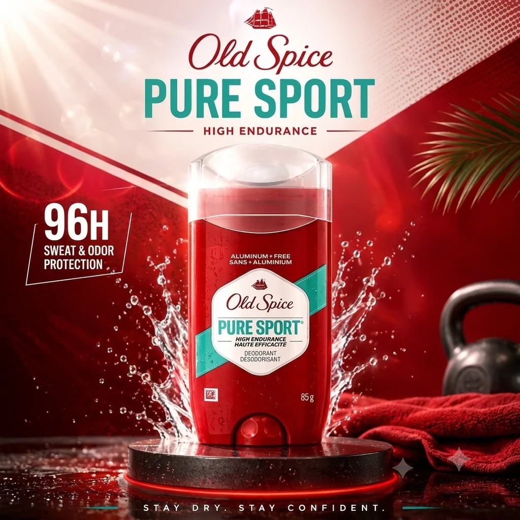 OLD SPICE PURE SPORT HIGH ENDURANCE HAUTE EFFICACITE