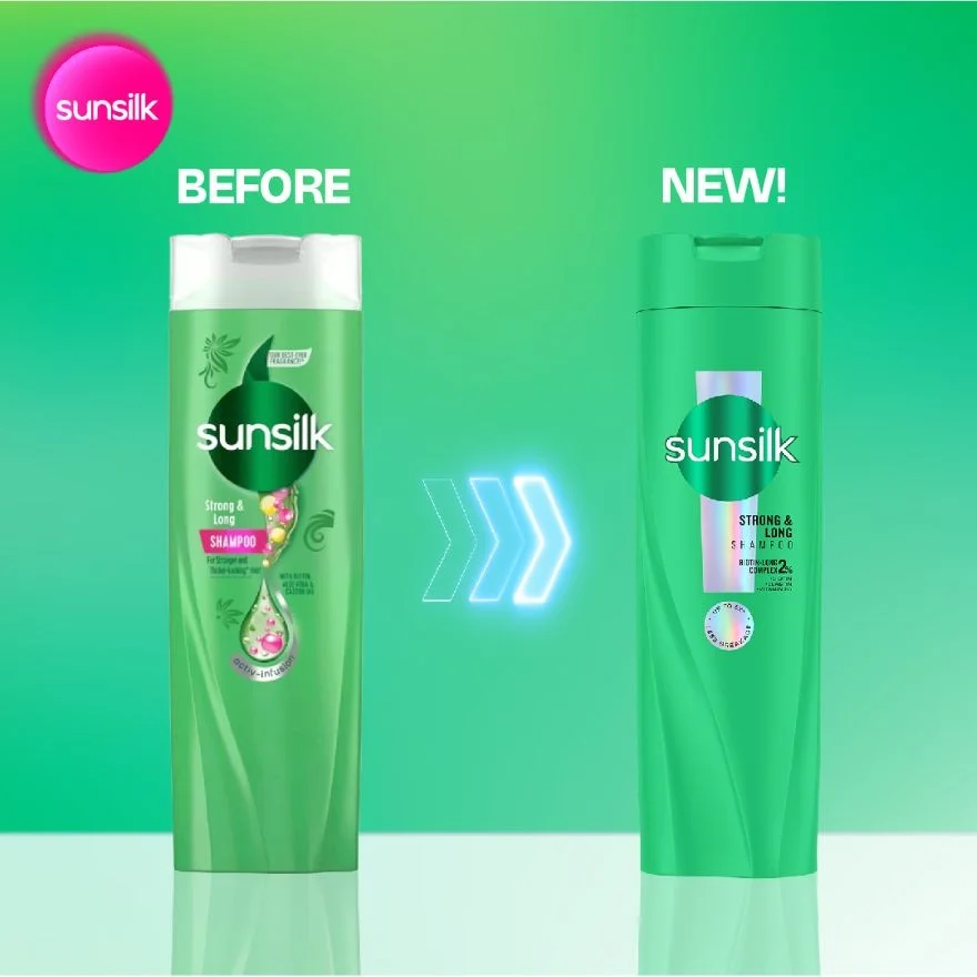 SUNSILK STRONG & LONG SHAMPOO