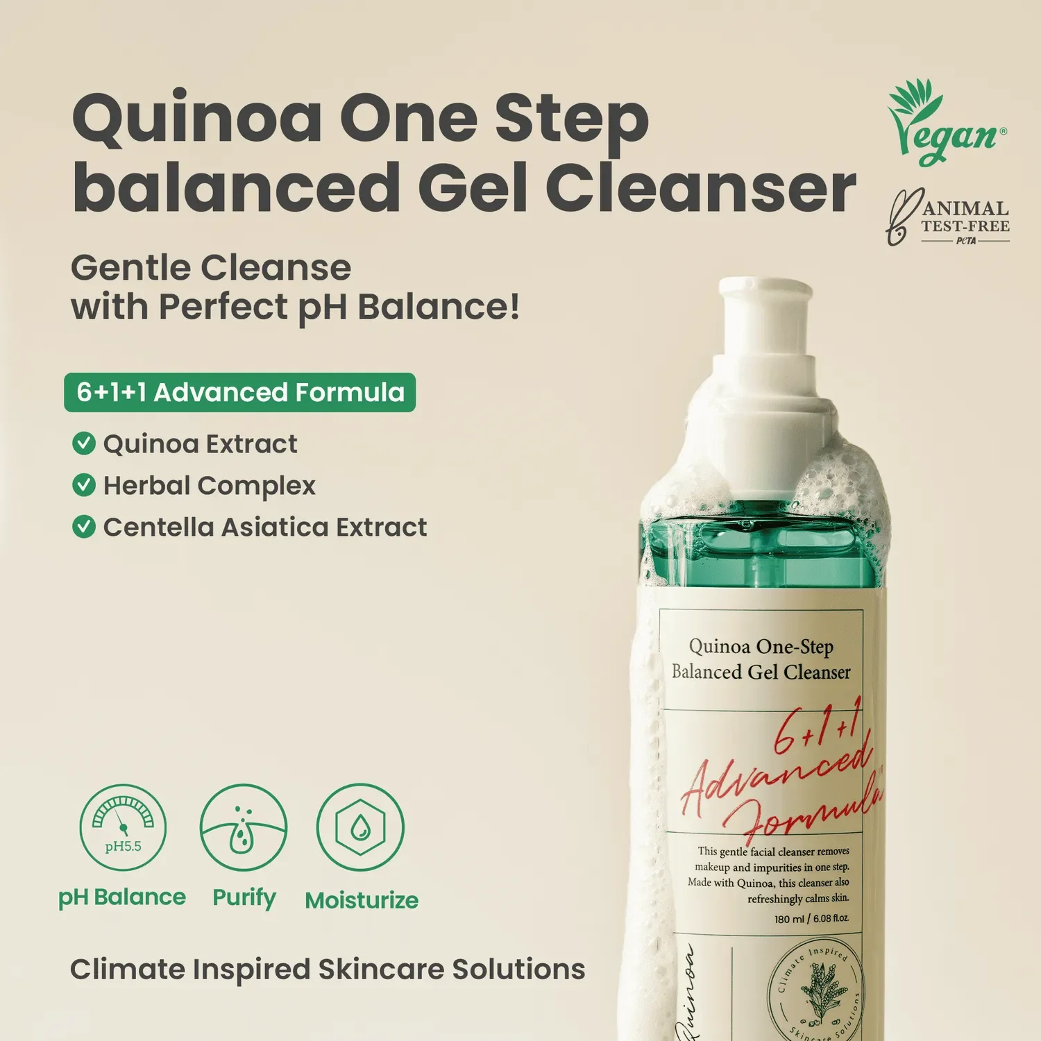 QUINOA ONE-STEP BALANCED GEL CLEANSER AXIS-Y