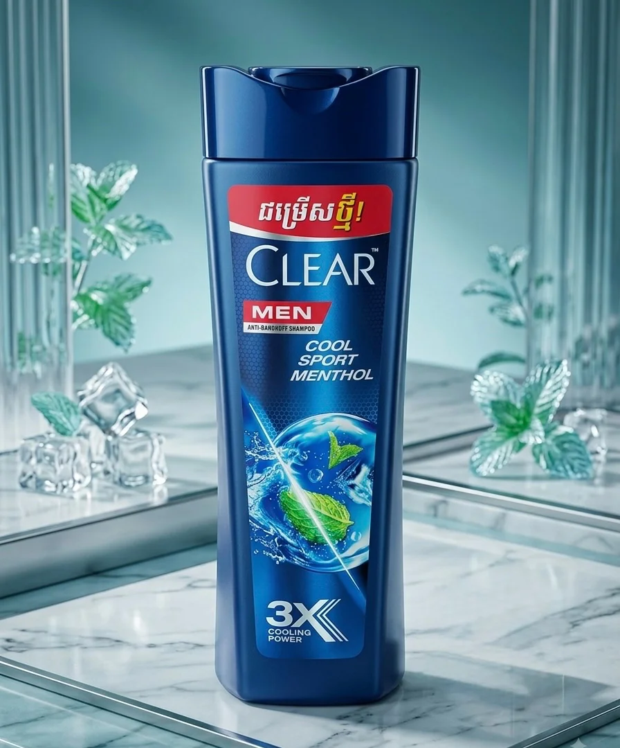 290ml CLEAR MEN COOL SPOT MENTHOL
