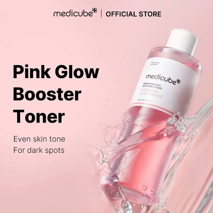 PDRN PINK CICA SOOTHING TONER MEDICUBE