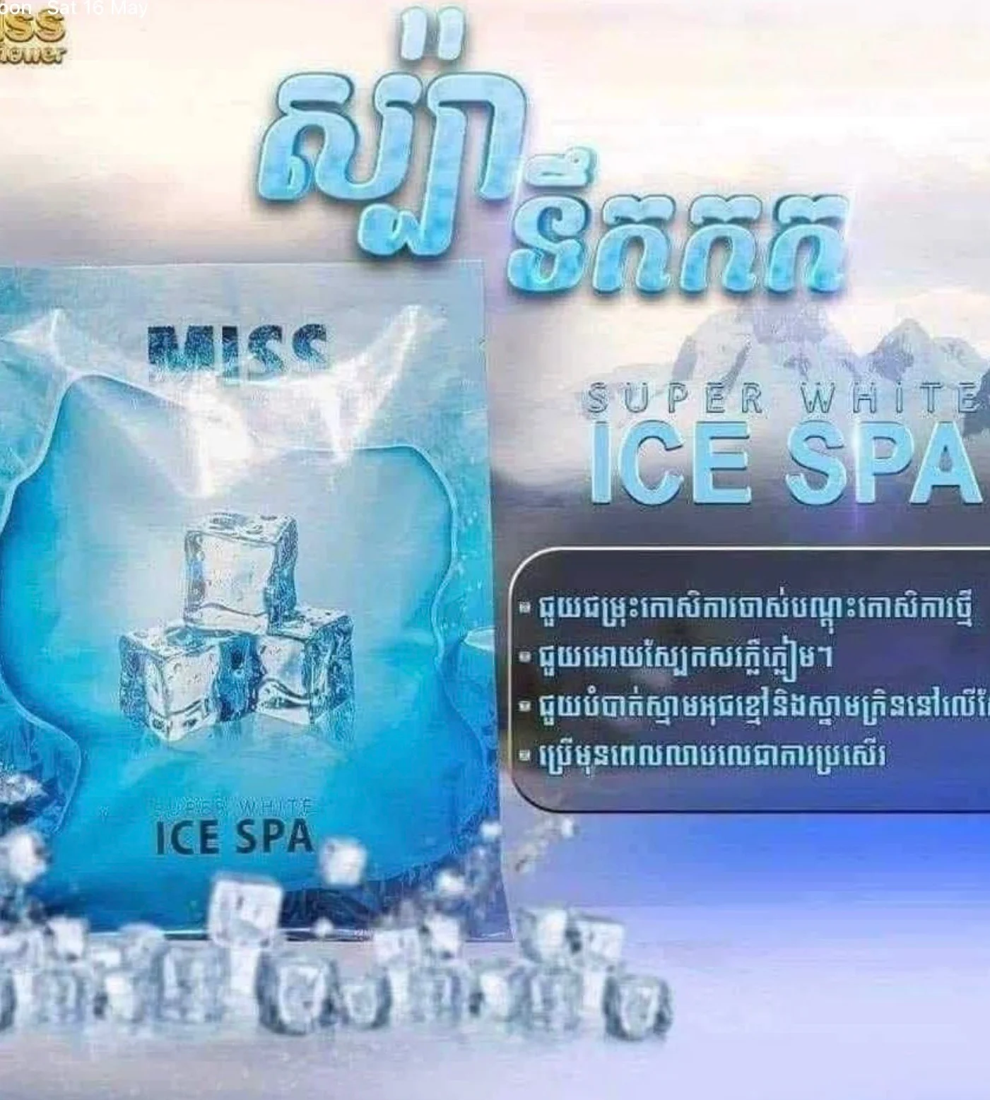 SUPER WHITE ICE SPA MISS SUNFLOWER