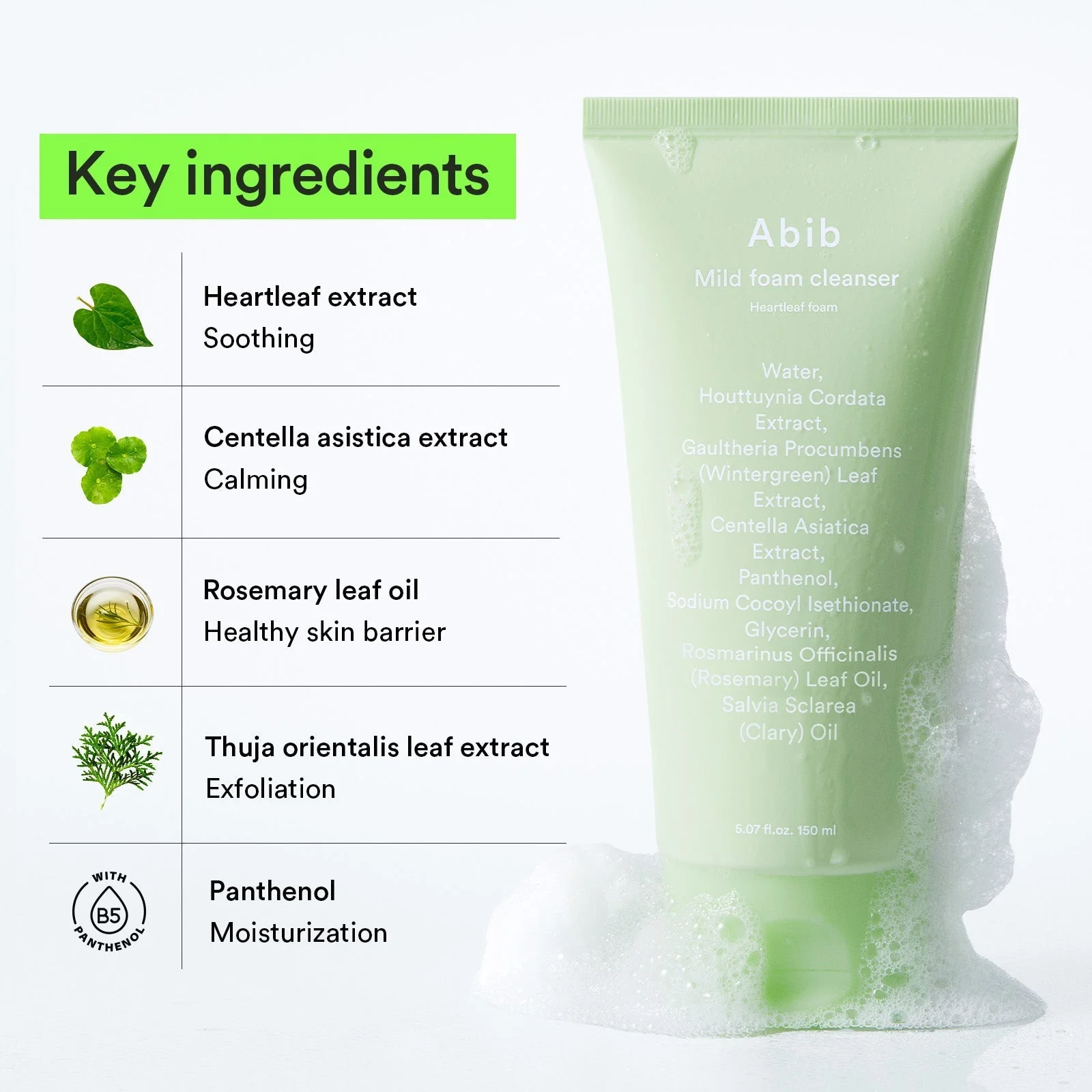 ABIB ACNE FOAM CLEASER HEARTLEAF