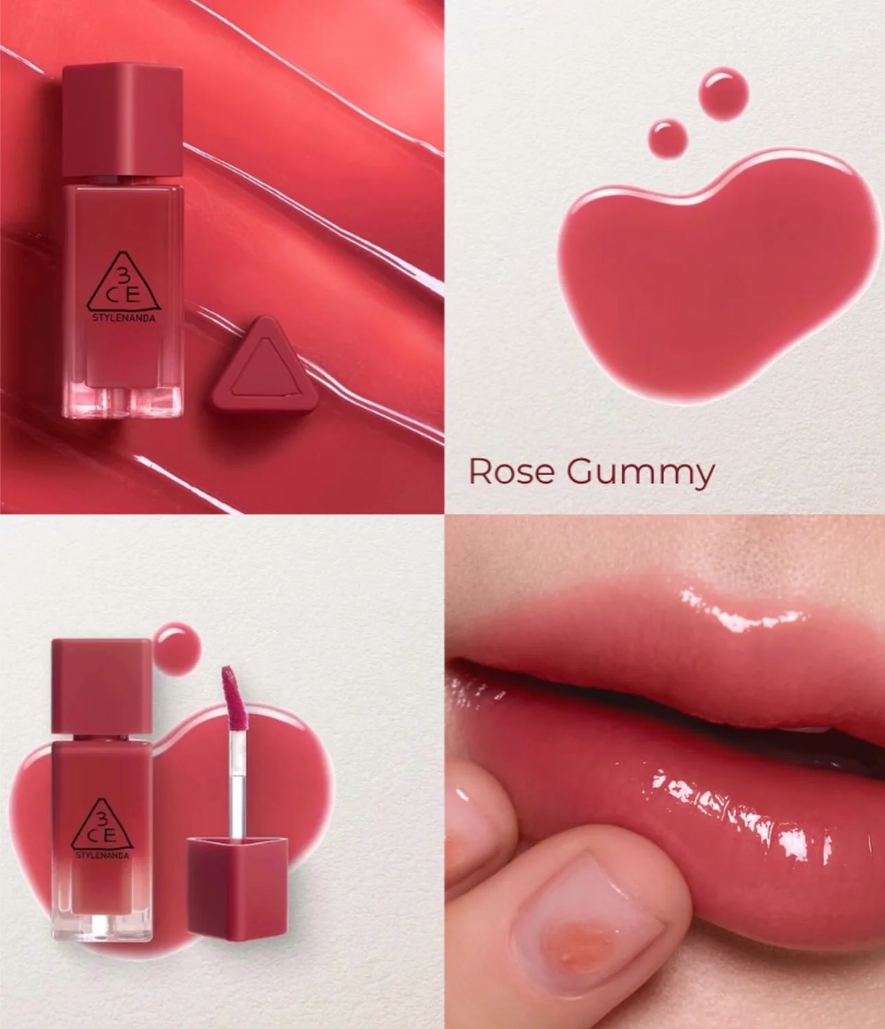 #04 ROSE GUMMY GUMMY OIL TINT 3CE