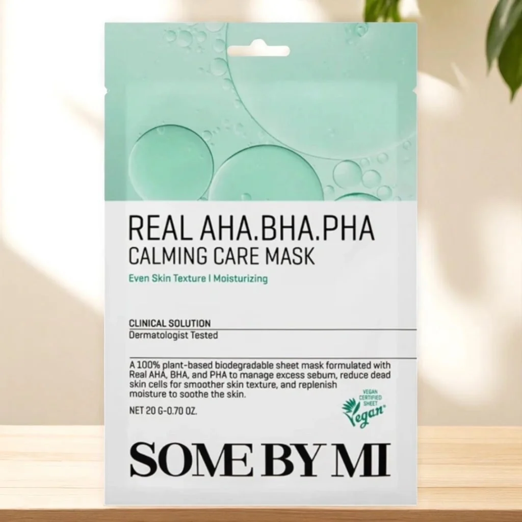 REAL AHA BHA PHA CALMING CARE MASK SOME BY MI