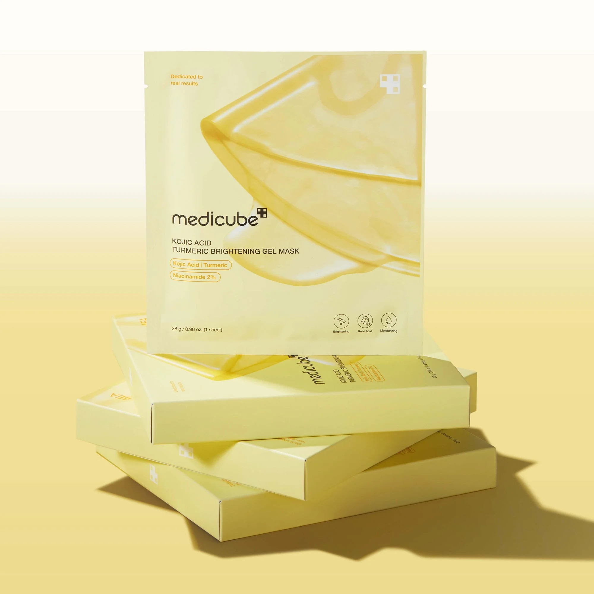 KOJIC ACID TURMERIC BRIGHTENING GEL MASK MEDICUBE