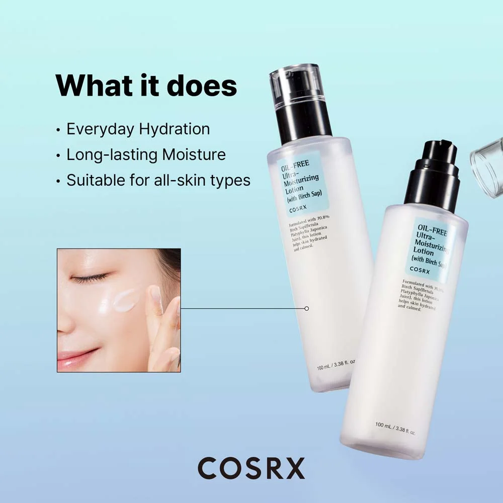 Oil-FREE ULTRA-MOISTURZING LOTION (WITH BIRCH SAP) COSRX