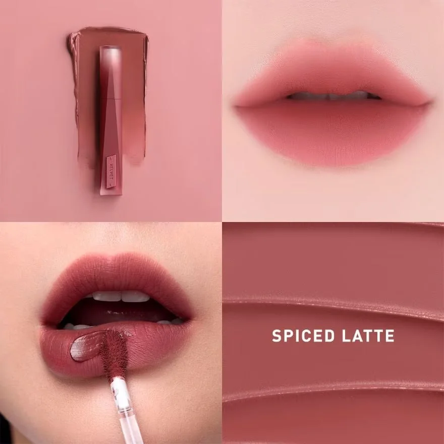 #22 SPICED LATTE VELVET LIP TINT PLUSH 3CE